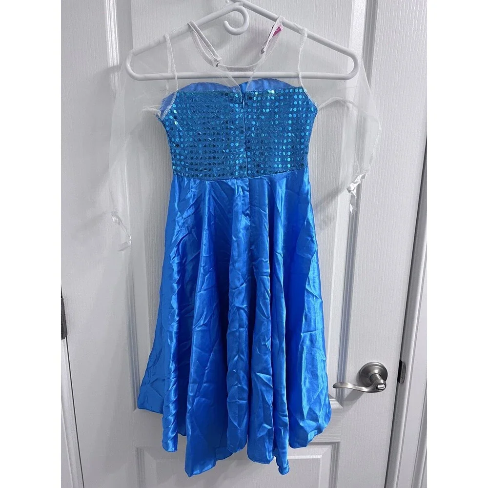 Pettigirl Frozen Inspired Dress Size 4-6 Halloween Costume Dress Up